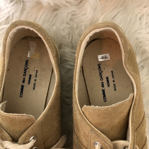 Comme des Garçon Sneakers Suede Low Top Lace Up 24 - Picture 3 of 8